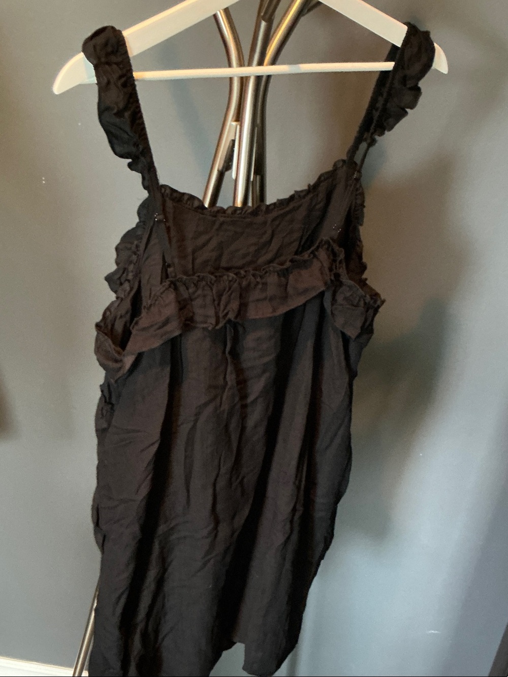 Universal Thread Black Ruffle-Trim Mini Dress - Picture 4 of 6